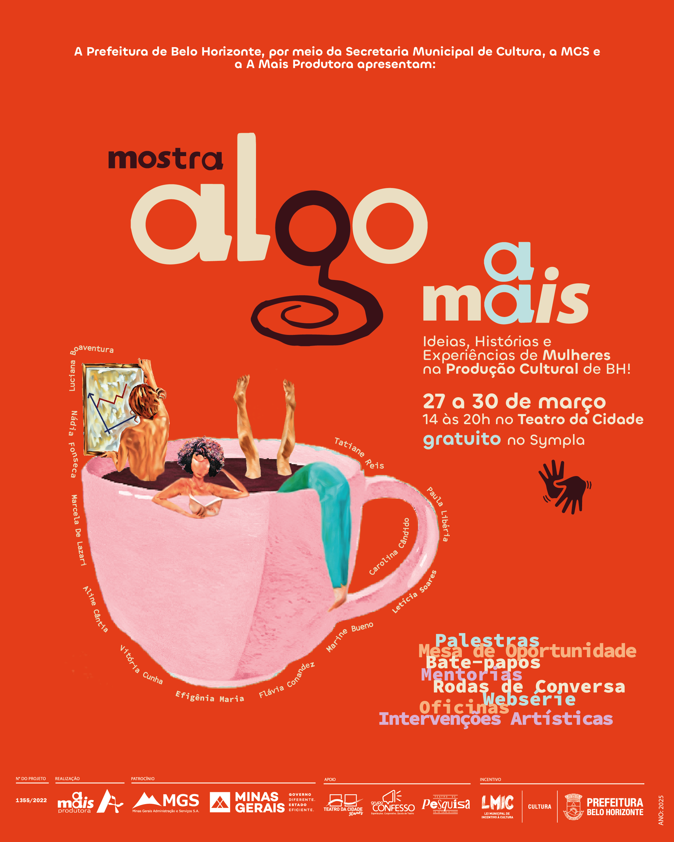 Mostra algo a mais: experiências de mulheres na produção cultural